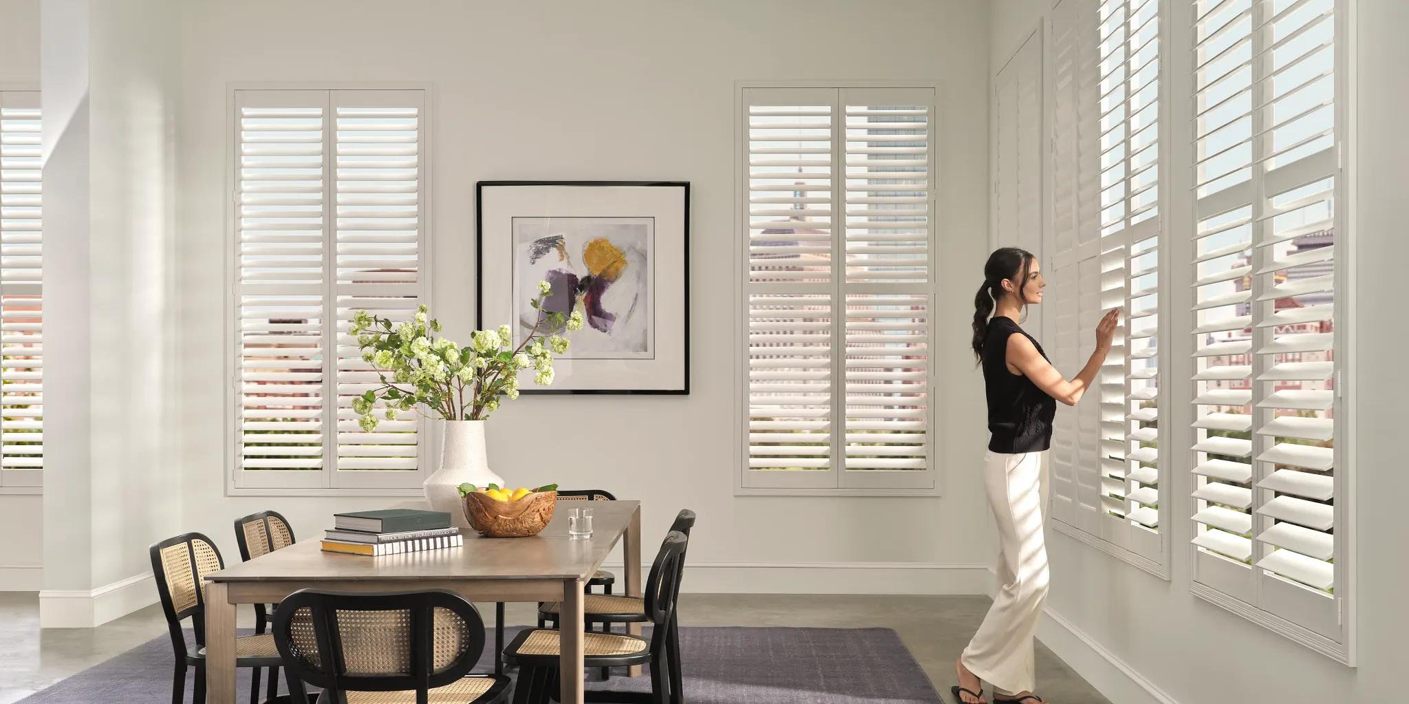 Marketing Image — Palm Beach™ Polysatin™ Vinyl Shutters